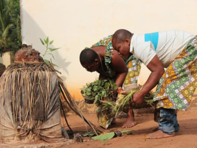 Le feticheur au Bénin